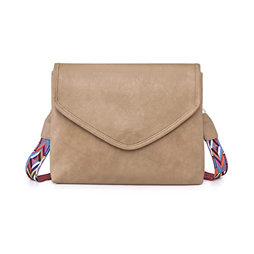 Fashion Crossbody Bag Für Frauen Umschlag PU Leder Schulter Gitarrengurt Schlinge Taschen PU Leder Crossbody Für Frauen von GMBYLBY