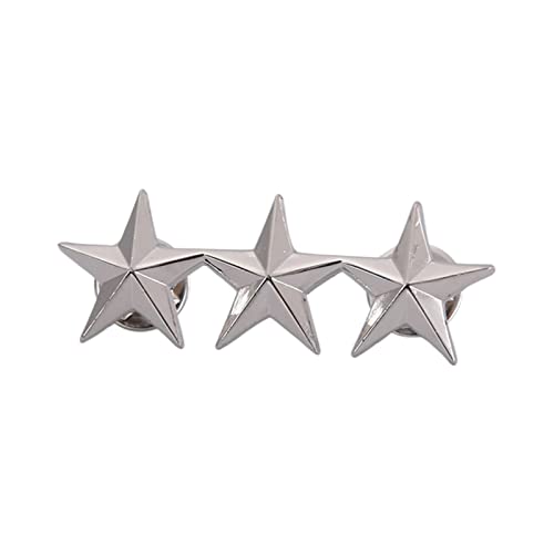 Fünf Punkte Stern Lampen Pin Kragen Brosche Badage Frauen Männer Star Metal Badge Clip Metal Fünf Punkte Abzeichen Schmuck Kostüm Dekorationen von GMBYLBY