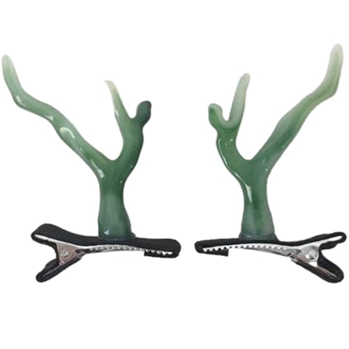 GMBYLBY 1 Paar 3D-Drachenhorn-Haarspangen-Set für Halloween, antikes Kostüm-Zubehör, Entenschnabel-Clips, InsStyle-Haarstyling-Werkzeug von GMBYLBY
