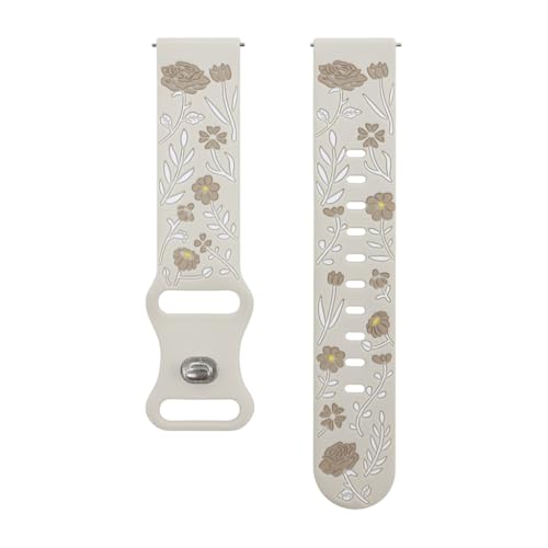 GMBYLBY 20 mm/22 mm modisches bequemes Silikon-Armband für Uhr 7654 verstellbares Armband für Übung &, M, Silikon, Kein Edelstein von GMBYLBY