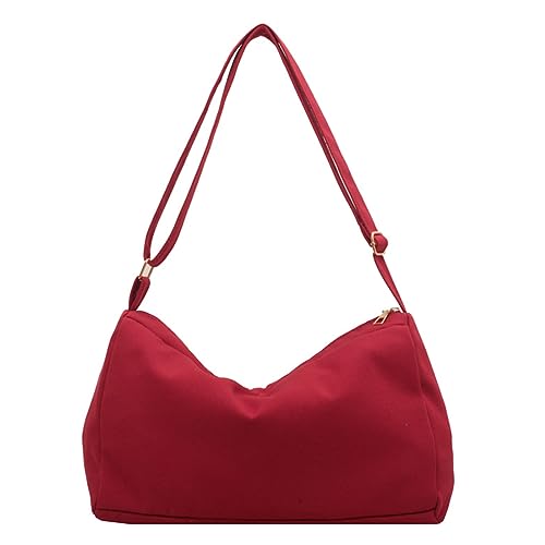 GMBYLBY 2023 New Crossbody Umhängetasche Reisen Mode Casual School Taschen Großer Kapazität Vielseitiger Messenger Für Mädchen Einfache Design Umhängetasche von GMBYLBY