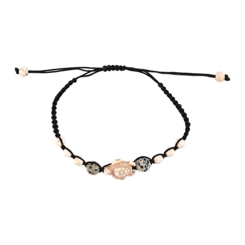 GMBYLBY Armband mit Meeresschildkröten, Naturstein, Perlen, türkisfarbene Steine, für Damen und Herren, stilvolles Handketten-Zubehör, M, Wachsfaden, türkis, Kein Edelstein GMBYLBY Armband mit Meeresschildkröten, Naturstein, Perlen, türkisfarbene Steine, für Damen und Herren, stilvolles Handketten-Zubehör, M, Wachsfaden, türkis, Kein Edelstein von GMBYLBY