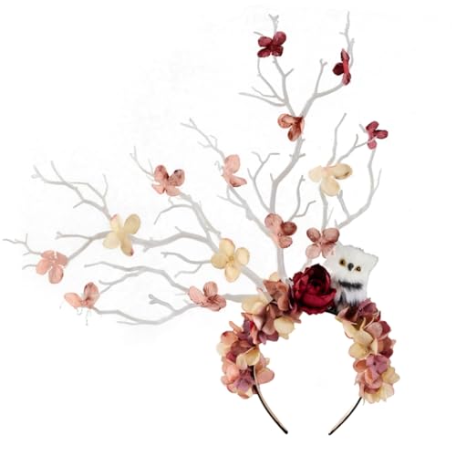 GMBYLBY Ast Cosplay Kopfbedeckung Party Horn Stirnbänder Teufel Animation Haarreifen für Live Show Rollenspiele von GMBYLBY