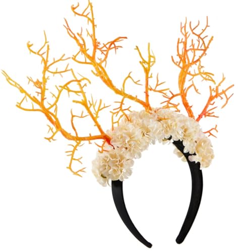 GMBYLBY Ast Cosplay Kopfbedeckung Party Horn Stirnbänder Teufel Animation Haarreifen für Live Show Rollenspiele von GMBYLBY