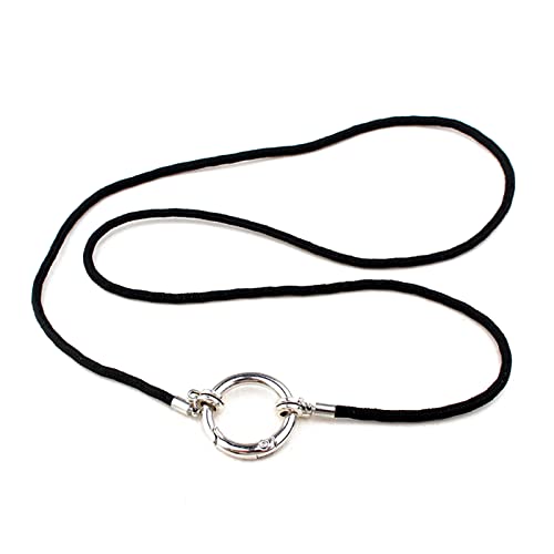 GMBYLBY Brille Halskette Brillenhalter Kette Und Schleifenriemenkabel Mit Metallschleifengläserhalter Ringe Kette Lanyard von GMBYLBY