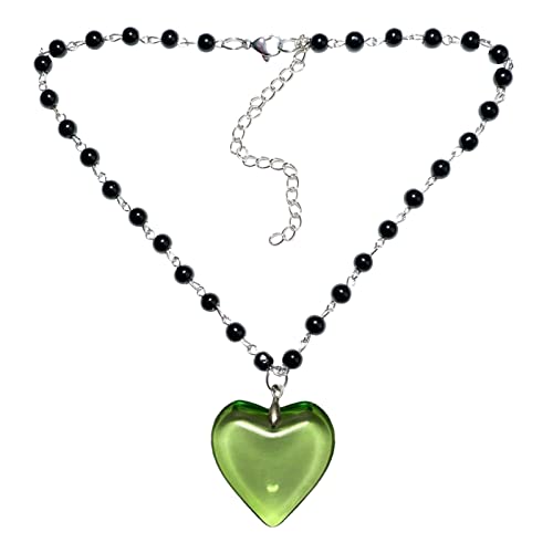 GMBYLBY Bunte Liebe Herz Halskette Mode Süße Perlenkette Halsketten Schmuck Für Frauen Koreanische Stil Vintage Anhänger Geschenk Perlen Ketten Halskette Schwarz Für Frauen GMBYLBY Bunte Liebe Herz Halskette Mode Süße Perlenkette Halsketten Schmuck Für Frauen Koreanische Stil Vintage Anhänger Geschenk Perlen Ketten Halskette Schwarz Für Frauen von GMBYLBY