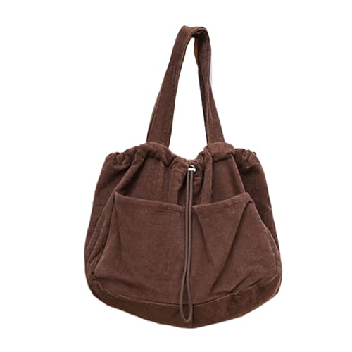 GMBYLBY Cord Handtasche Multi Funktional Und Modische Umhängetasche Geeignet Für Verschiedene Gelegenheiten Weiches Und Komfortables von GMBYLBY