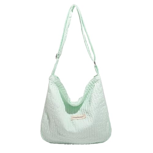 GMBYLBY Cross Body Umhängetasche Handtasche Große Kapazität Tasche Nylon Unterarm Falten Frauen PU Clutch Stilvoll von GMBYLBY