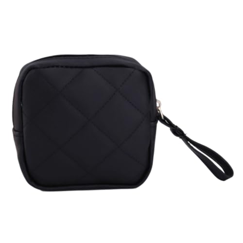 GMBYLBY Damen-Kosmetiktasche, Kosmetiktasche, Serviette, Tampon-Tasche, Kosmetiktasche für Damen, Schwarz von GMBYLBY