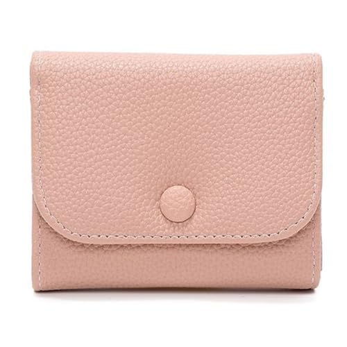 GMBYLBY Damengeldbörse mit Kartenhalter, kleine Münzbörse, stilvolle Änderung, koreanischer Stil, kurz, PU-Leder, Rosa Pk, M, Klassisch von GMBYLBY