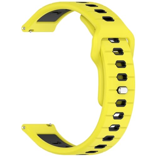 GMBYLBY Doppelfarbiges Silikon-Ersatz-Uhrenarmband mit Schnellverschluss für 158/55 Sport-Smartwatch-Zubehör, M, Silikon, Kein Edelstein GMBYLBY Doppelfarbiges Silikon-Ersatz-Uhrenarmband mit Schnellverschluss für 158/55 Sport-Smartwatch-Zubehör, M, Silikon, Kein Edelstein von GMBYLBY