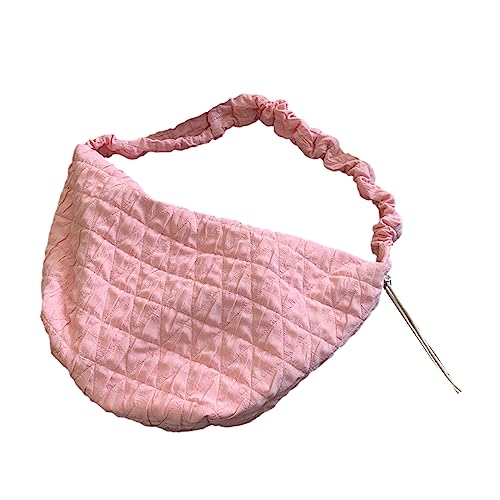 GMBYLBY Einfache Mode Lässige Taschen Schulter Knödel Tasche Nylon Crossbody Bubble Plisse Fleared Color Schulter von GMBYLBY