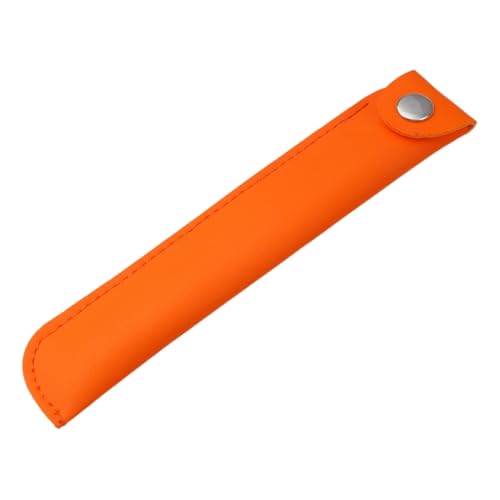 GMBYLBY Einfarbiges Federmäppchen, Retro-Stil, PU-Leder, Organizer-Taschen für, Orange O, M, Klassisch GMBYLBY Einfarbiges Federmäppchen, Retro-Stil, PU-Leder, Organizer-Taschen für, Orange O, M, Klassisch von GMBYLBY