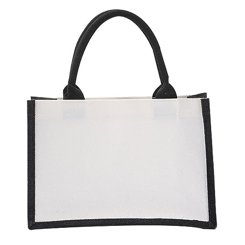 GMBYLBY Einkaufstasche Große Kapazität Tasche Für Frauen Mädchen Lady Geldbeutel Mode Lässige Traval Taschen Sackleinen Patchwork Handtasche Handtasche GMBYLBY Einkaufstasche Große Kapazität Tasche Für Frauen Mädchen Lady Geldbeutel Mode Lässige Traval Taschen Sackleinen Patchwork Handtasche Handtasche von GMBYLBY