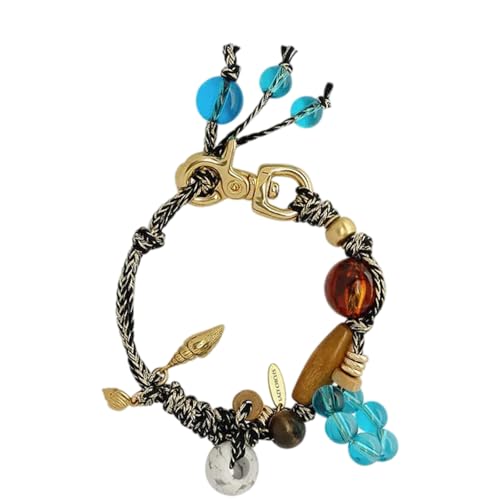 GMBYLBY Einstellbar Geflochtene Perlenschlüsselhäfen Armband Handgelenk Accessor von GMBYLBY