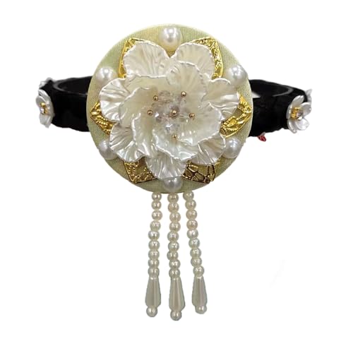 GMBYLBY Exquisites koreanisches Haar-Accessoire, Satin-Stirnband für Frauen und Mädchen, Bühnenauftritte, Hanbok-Kopfbedeckung, Zubehör, traditionelles Haar GMBYLBY Exquisites koreanisches Haar-Accessoire, Satin-Stirnband für Frauen und Mädchen, Bühnenauftritte, Hanbok-Kopfbedeckung, Zubehör, traditionelles Haar von GMBYLBY