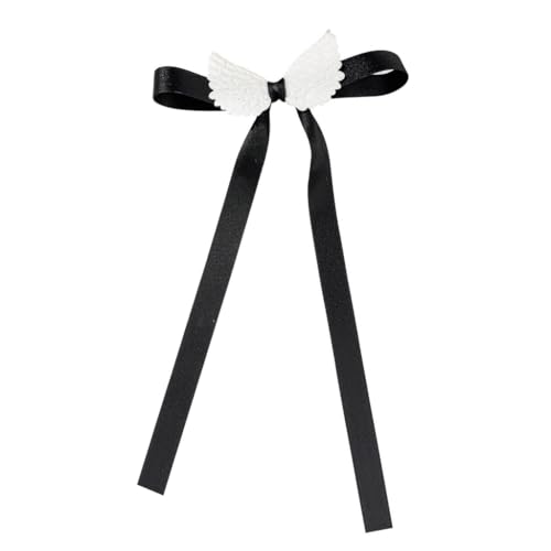 GMBYLBY Flügel-Haarnadel, süße Schleifen, Haarspange, elegante 2000er-Jahre-Trendschleifen, Kopfbedeckung, süßer Balletcore-Trend von GMBYLBY