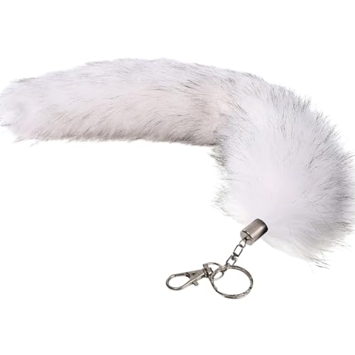 GMBYLBY Füchse Schwanz Traskel Schlüsselbund Hanging Ornamente Mode Keyring Tasche Anhänger Autoschlüsselhalter Handtasche Dekoration Dekoration von GMBYLBY