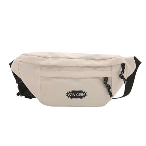 GMBYLBY Funktionelle Hüfttasche, Nylon, Umhängetasche, Schultertasche, Brusttaschen für Sport- und Reisebegeisterte, weiß GMBYLBY Funktionelle Hüfttasche, Nylon, Umhängetasche, Schultertasche, Brusttaschen für Sport- und Reisebegeisterte, weiß von GMBYLBY