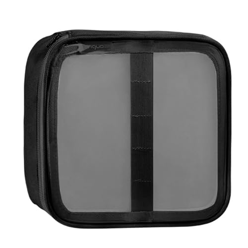 GMBYLBY Großer Marker-Organizer, Tragetasche, 108 Stück, hohe Kapazität, Marker-Aufbewahrungstasche mit Griff, Kunstbedarf, Organizer für Gelstifte, Reisen, Bleistift-Organizer, Schwarz von GMBYLBY