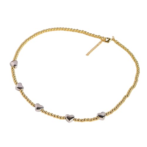 GMBYLBY Halskette mit Herzanhänger, Legierung, verstellbar, für Damen und Herren, elegantes Partyzubehör, Kollektion Trend-Kollektion, One Size, Wie beschrieben, Wie beschrieben von GMBYLBY