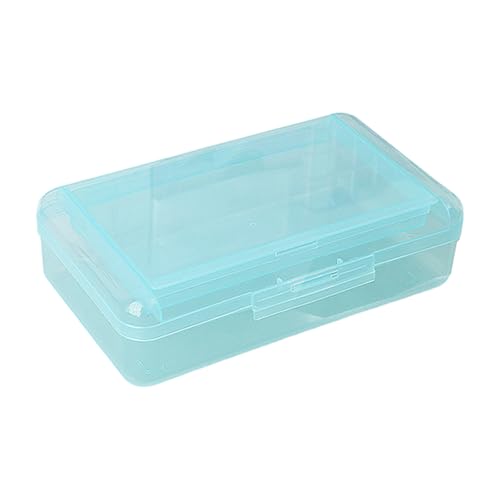 GMBYLBY Hohe Kapazität Bleistift Fall Doppelschicht Stift Aufbewahrungsbox Tragbare Stift Veranstalter Klar Farbige Bleistift Fall für Kind Studenten Büro Schreibtisch Lagerung, blu, One size von GMBYLBY