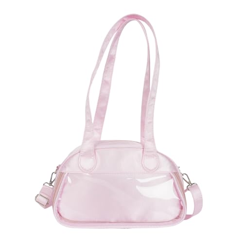 GMBYLBY Itabag Damen-Umhängetasche aus PU-Leder, stilvolle Umhängetasche, Pendeln, süße Schleifen, Kuriertasche, Schule, schöne Itabag PU-Leder-Schulterschleifen, Crossbody für Pin-Display, B, Cloth von GMBYLBY