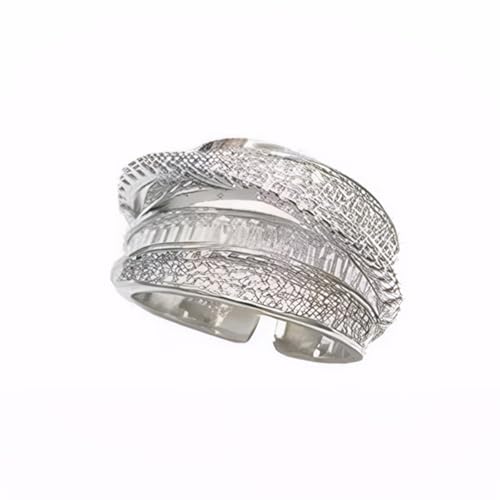 GMBYLBY Mehrschichtige Wickelringe Mit Kubischer Zirkonia Für Frauen Gemstones Jubiläum Ehere Handgefertigte Geschenk Für Ihren Multi Layer Kubikzirkonia Statement von GMBYLBY