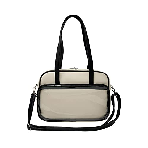 GMBYLBY Mehrzweck Umhängetasche Große Kapazitätsbeutel Für Frauen Mädchen PU Leder Tasche Tasche Mode Einfache Freizeitbags Frauen Handtasche von GMBYLBY