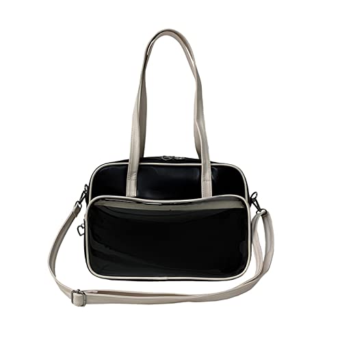 GMBYLBY Mehrzweck Umhängetasche Große Kapazitätsbeutel Für Frauen Mädchen PU Leder Tasche Tasche Mode Einfache Freizeitbags Frauen Handtasche von GMBYLBY