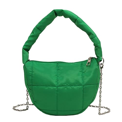 GMBYLBY Mode Knödel Achselhöhlenbeutel Mit Gitterstickereien Vielseitige Tasche Einfach Zu Reinigen Geeignet Für Verschiedene Gelegenheiten Gitter Cloud Crossbody Trendy Mode Arbeit Stylish Shopping von GMBYLBY