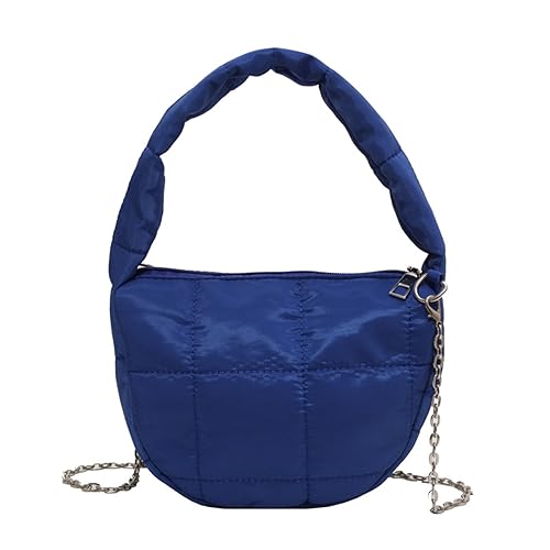 GMBYLBY Mode Knödel Achselhöhlenbeutel Mit Gitterstickereien Vielseitige Tasche Einfach Zu Reinigen Geeignet Für Verschiedene Gelegenheiten Gitter Cloud Crossbody Trendy Mode Arbeit Stylish Shopping von GMBYLBY