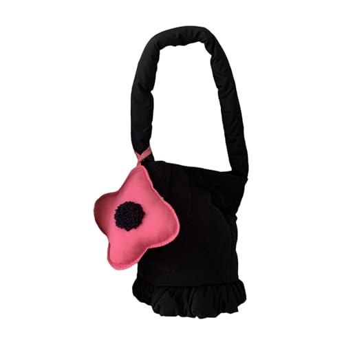 GMBYLBY Mode Nylon Umhängetaschen Unterarmtasche Winter Vielseitig Gesteppte Eimer Handtasche Für Frauen Mädchen Unterarm Umhängetasche Für Frauen von GMBYLBY