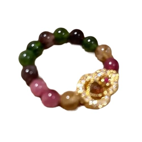 GMBYLBY Öffnungsringe, Handschmuck, Perlen, modische Legierung, Textur, verstellbar, geeignet für Modebegeisterte, einzigartige Ringe, Einheitsgröße, Wie beschrieben, Wie beschrieben von GMBYLBY