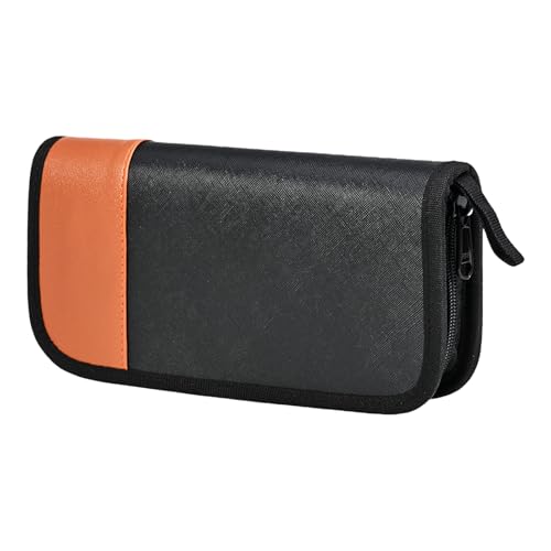 GMBYLBY Pailletten-Ködertasche, Angellöffel, Spinnköder, Tragetasche, Fliegenköder und Spinner, Aufbewahrungstasche, Haken-Organizer, Angelausrüstungsbox, mehrfarbig, L von GMBYLBY