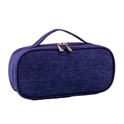 GMBYLBY Pencil Case Handheld Stiftbeutel Große Kapazität Schreibwarenhalter Oxford Stoff Für Schüler Lehrer Schreibwarenpapier Handheld Ästhetik von GMBYLBY