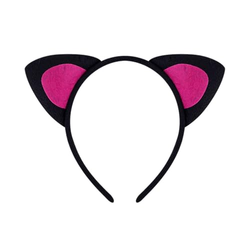 GMBYLBY Plüschtier Ohren Haarbänder Cosplay Haarband Kostüm Tiere Kopfschmuck Schleifen Krawatte Kopfbedeckung für Geburtstag Mottopartys von GMBYLBY