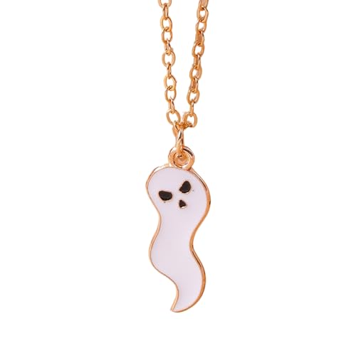 GMBYLBY Punk Halloween Neck Schmuck Gothic Halskette Anhänger Legierungsmaterial Party Schmuck Perfekte Geschenk Für Frauen Mann Gespenst Anhänger von GMBYLBY