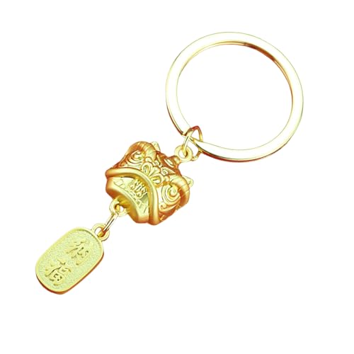 GMBYLBY Robustes Metall Fortunes Katzenschlüsselringe Einzigartige Designs Glückskatze Keychain Mit Sinn Von Glück Für Taschenschlüsselversuche von GMBYLBY