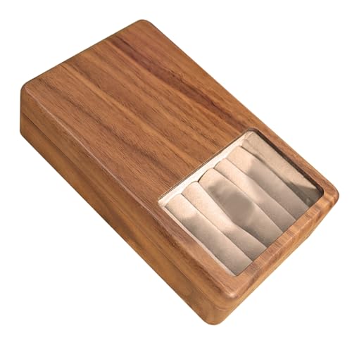 GMBYLBY Stilvoller Schmuckhalter Mit Abteil Praktischer Walnussholz Schmuckschachtel Lagerhalter Geschenke Für Sammler Und Frauen GMBYLBY Stilvoller Schmuckhalter Mit Abteil Praktischer Walnussholz Schmuckschachtel Lagerhalter Geschenke Für Sammler Und Frauen von GMBYLBY