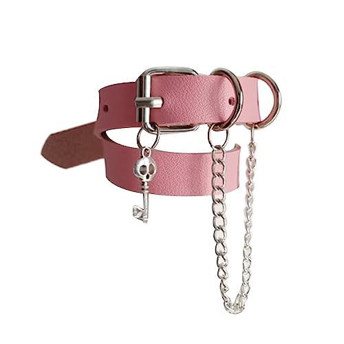 GMBYLBY Subkultur Leder Bracelets Europäische Und Amerikanische Einfache Retro Gürtelschnalle Kette Bänger Punk Subkultur Leder Für Frauen von GMBYLBY