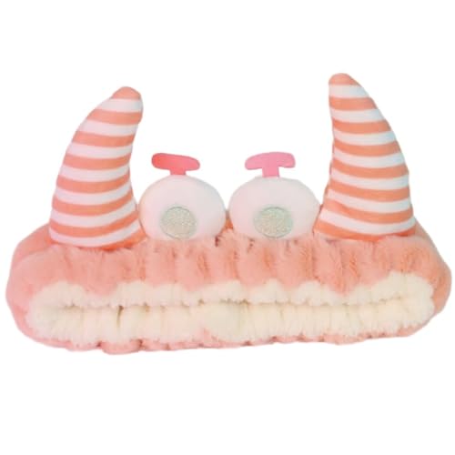 GMBYLBY Teufelshorn Cosplay Kopfbedeckung Party Teufel Stirnbänder Gestreift Horn Animation Haarreifen zum Waschen Gesicht Rollenspiele von GMBYLBY