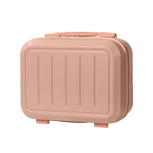 GMBYLBY Tragbares 35,6 cm Make-up Reise-Handgepäck ABS Tragetasche Make-up Koffer Kosmetiktasche für Reisen Camping Frauen Mädchen, rose von GMBYLBY