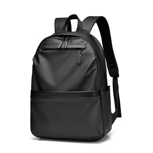 GMBYLBY Tragbares PU Rucksack Leichtes Und Großer Kapazitätsbuchbeutel Daypack Für Business Und Schulschule Für Männer College von GMBYLBY