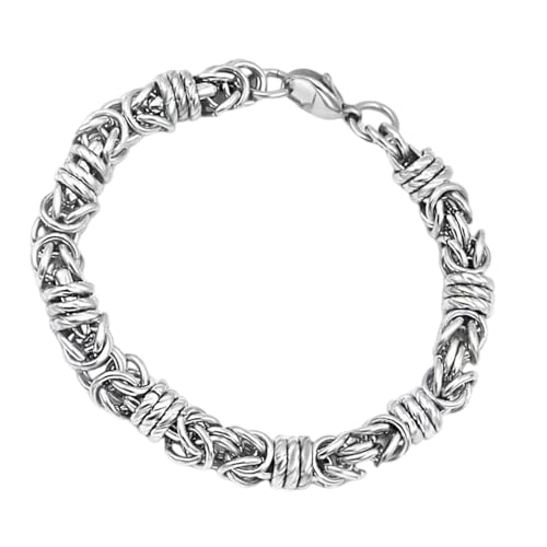 GMBYLBY Übertriebene Männer Charme Armband Party Verschleiß Armband Edelstahl Textur Metallschmuck Für Mode Outfits Geeignet GMBYLBY Übertriebene Männer Charme Armband Party Verschleiß Armband Edelstahl Textur Metallschmuck Für Mode Outfits Geeignet von GMBYLBY