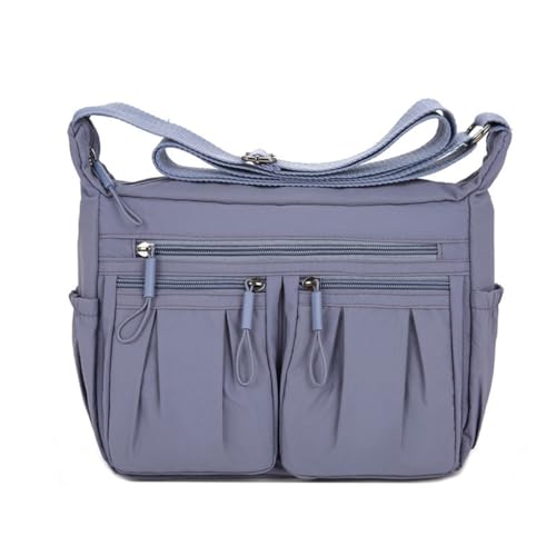 GMBYLBY Umhängetasche für Damen, mehrere Taschen, wasserdicht, Nylon, Kuriertaschen und Handtaschen, trendig, Blau Bl, Medium GMBYLBY Umhängetasche für Damen, mehrere Taschen, wasserdicht, Nylon, Kuriertaschen und Handtaschen, trendig, Blau Bl, Medium von GMBYLBY