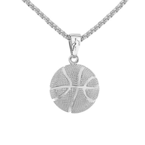 GMBYLBY Unverwechselbare Fußball-Halskette, Unisex, Sportschmuck zur Verbesserung Ihres Stils bei gesellschaftlichen Zusammenkünften und, M, Metall, Kein Edelstein von GMBYLBY