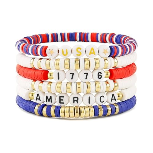 GMBYLBY Verspieltes Weiches Ton Armband Multifauntal Elastic Perlen Handkette Für Jugendliche Frauen Und Strandliebhaber Geeignet von GMBYLBY