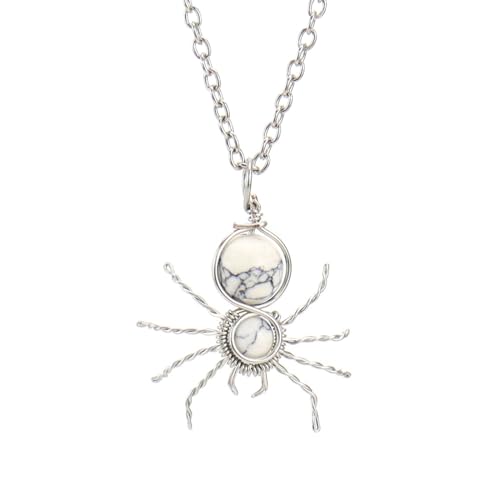 GMBYLBY Verstellbare Mehrfachstein Halsketten Drahtwechsel Kristall Spinnen Anhänger Halshängel Kinder Täglich Verschleiß Ornamente Naturstein Neckkette GMBYLBY Verstellbare Mehrfachstein Halsketten Drahtwechsel Kristall Spinnen Anhänger Halshängel Kinder Täglich Verschleiß Ornamente Naturstein Neckkette von GMBYLBY