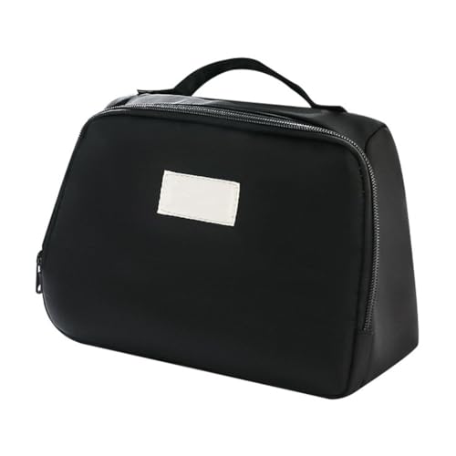 GMBYLBY Vielseitiges Federmäppchen mit 9 Fächern, großes Fassungsvermögen, funktionales Schreibwaren für Schulbedarf und Kosmetik, Schwarz von GMBYLBY